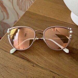 Miu Miu - Pearl Embellished Sunglasses *MINT CONDITION*